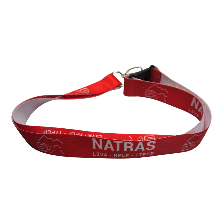 Lanières avec fermeture de sécurité NATRAS